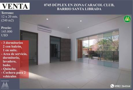 0745 Duplex A Estrenar, Barrio Santa Librada