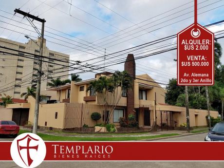 Hermosa Casa En Alquiler Zona Norte