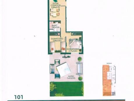 A Estrenar Apartamento 2 Dormitorios Cordon Sur