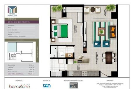 Bº Mburucuya - Vendo Departamento De 1 Dormitorio