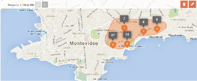 Dibuja en el mapa tu zona de interés y encuentra tu próximo hogar