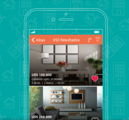 Diseño mobile para inmobiliarias