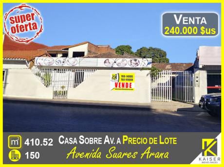 Terreno Sobre Avenida Suarez Arana