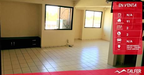 Departamento De Dos Pisos De 91 M² En Pleno Centro En $us. 65.000 DÓlares.