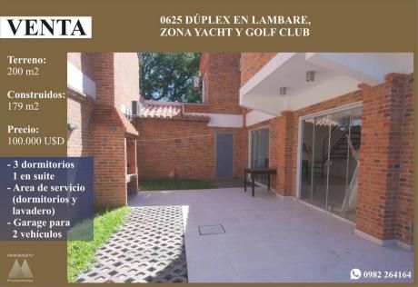 0625 DÚplex A Estrenar En Lambare, Zona Yacht Y Golf Club