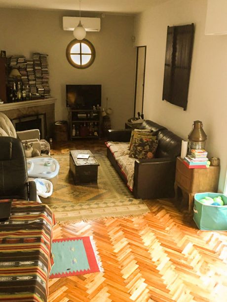 Estufa A Leña Y Patio En Gran Zona