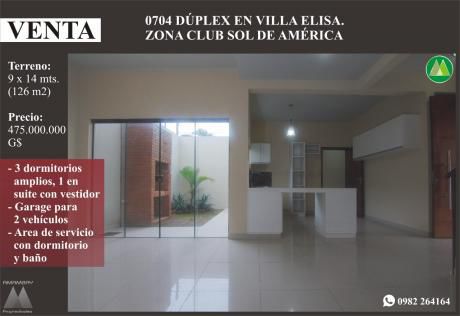 0704 Duplex A Estrenar En Villa Elisa, Zona Club Sol De AmÉrica