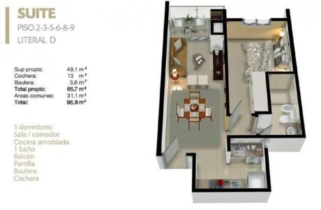 Hermoso Departamento En Suite