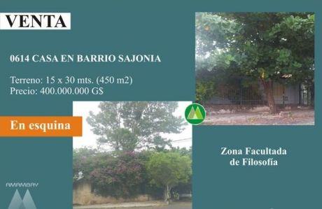 0614 Casa En AsunciÓn, Barrio Sajonia
