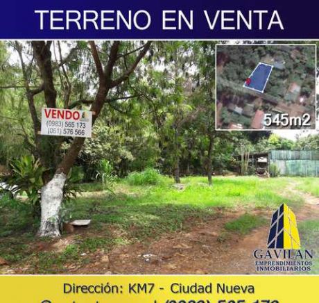 Terreno Urbeno En Km 7 Ciudad Nueva