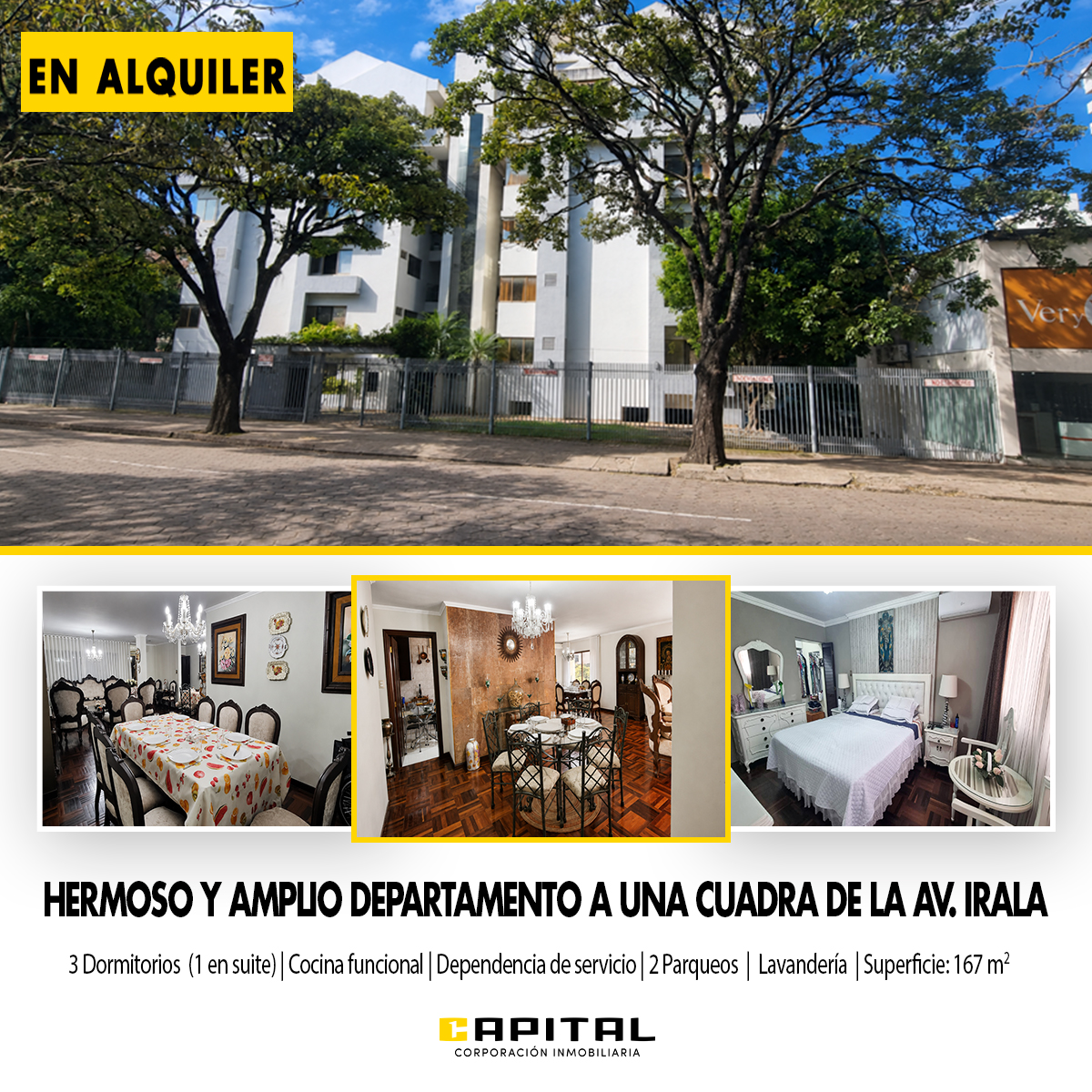 Departamento en alquiler en Sur