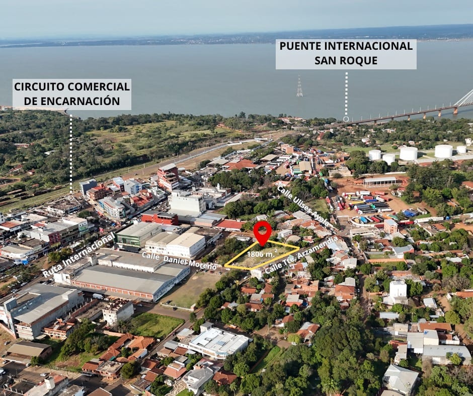 TERRENO EN VENTA – Encarnación, Barrio Buena Vista (Itapúa) — foto 2