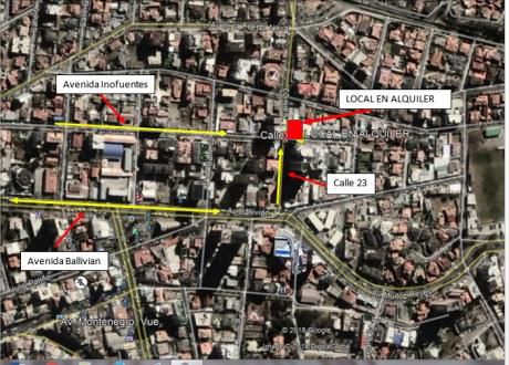 Calle 23 Calacoto Ingreso A Achumani