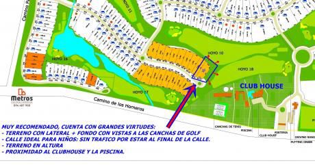 Nuevo! Lomas Tahona: Lateral + Fondo Canchas Golf | Alto