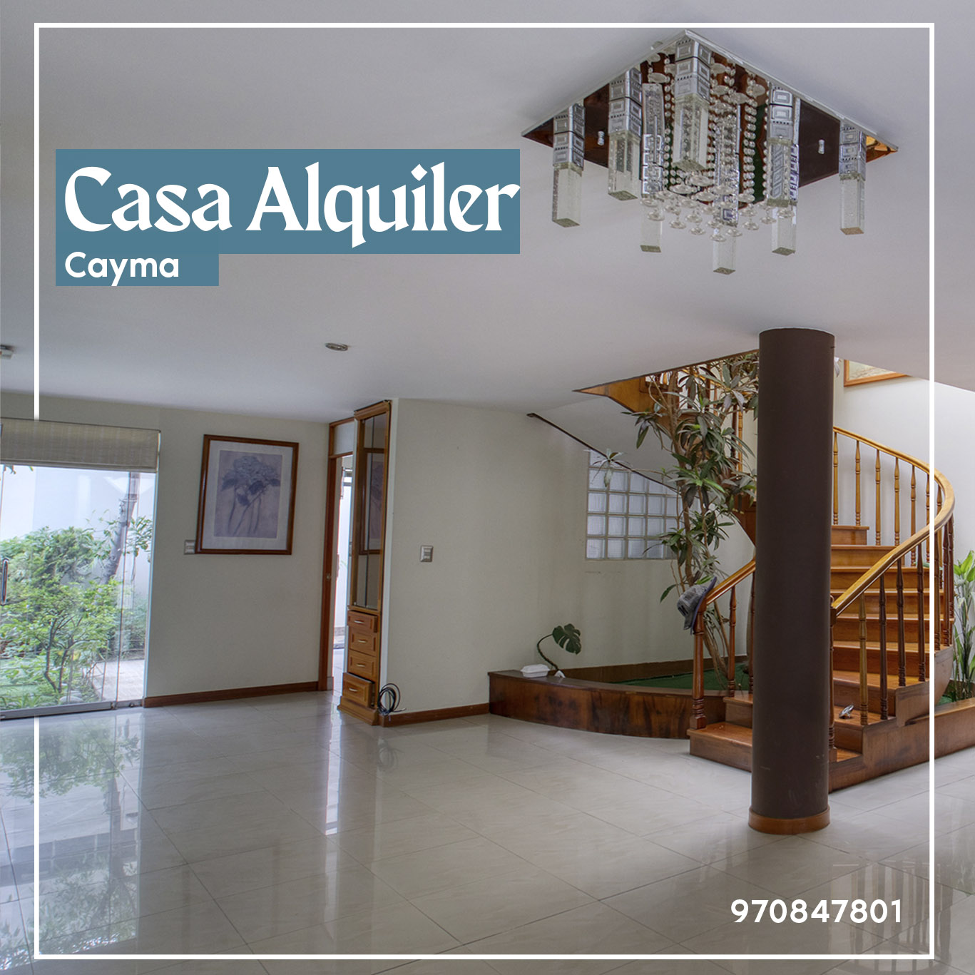 Casa en alquiler en Cayma