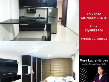Monoambiente En Venta Amoblado Zona Equipetrol