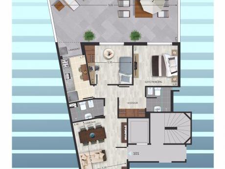 Estrena Patio, Cocina Definida, 2 Baños, Gje Y Box