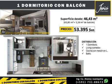 Departamento De 1 Dormitorio