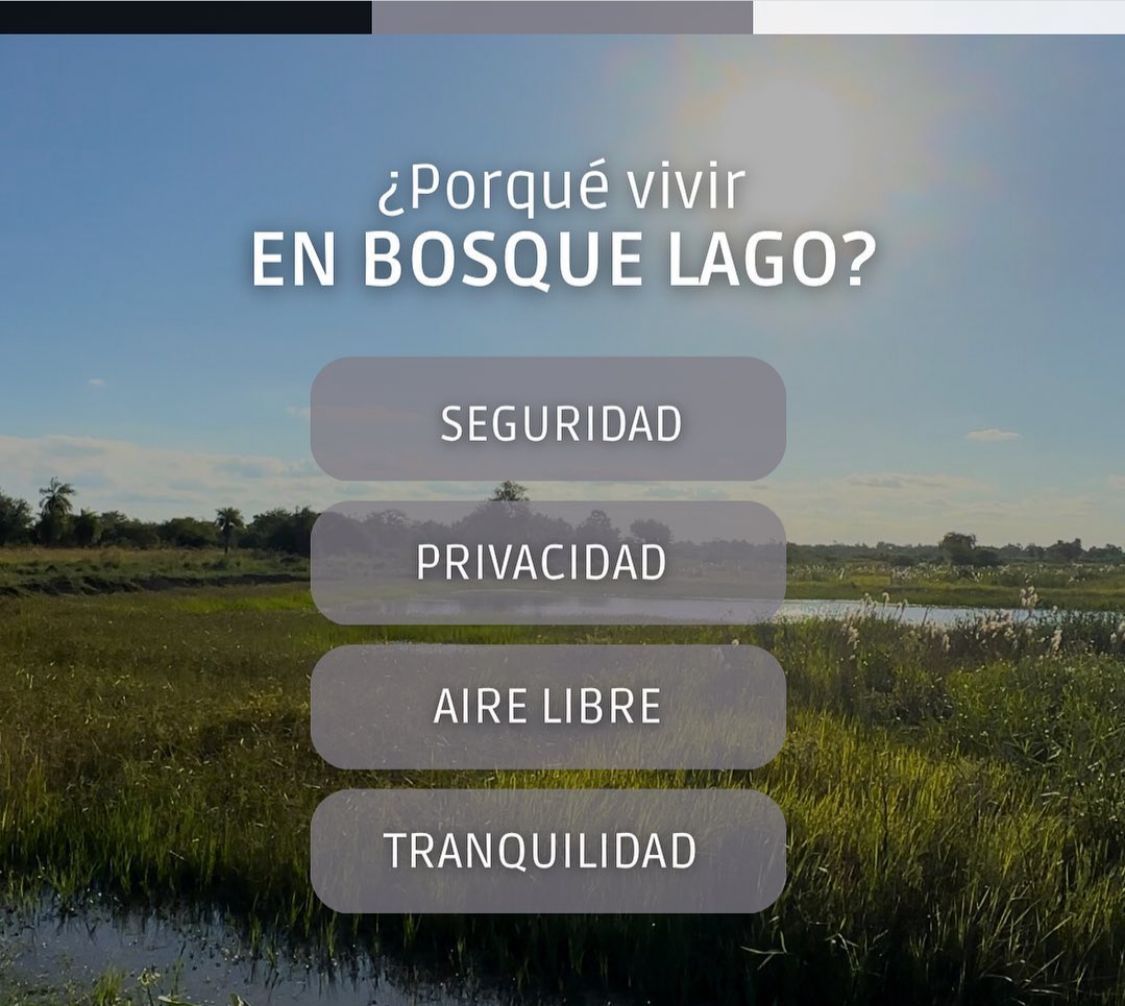 VENTA DE LOTES RESIDENCIALES EN EL BARRIO CERRADO BOSQUE LAGO, NUEVA ASUNCIÓN — foto 2