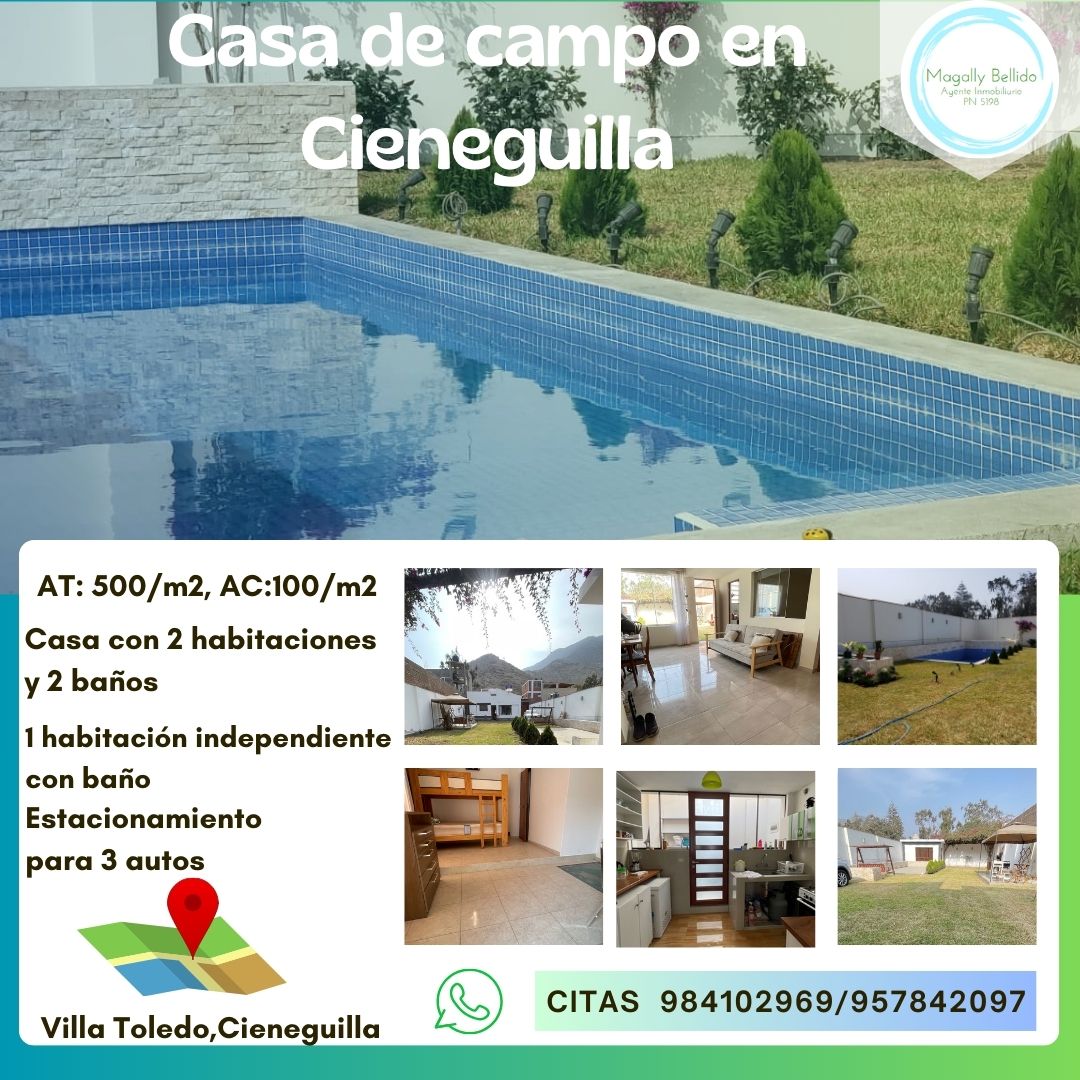 Casa en venta en Cieneguilla