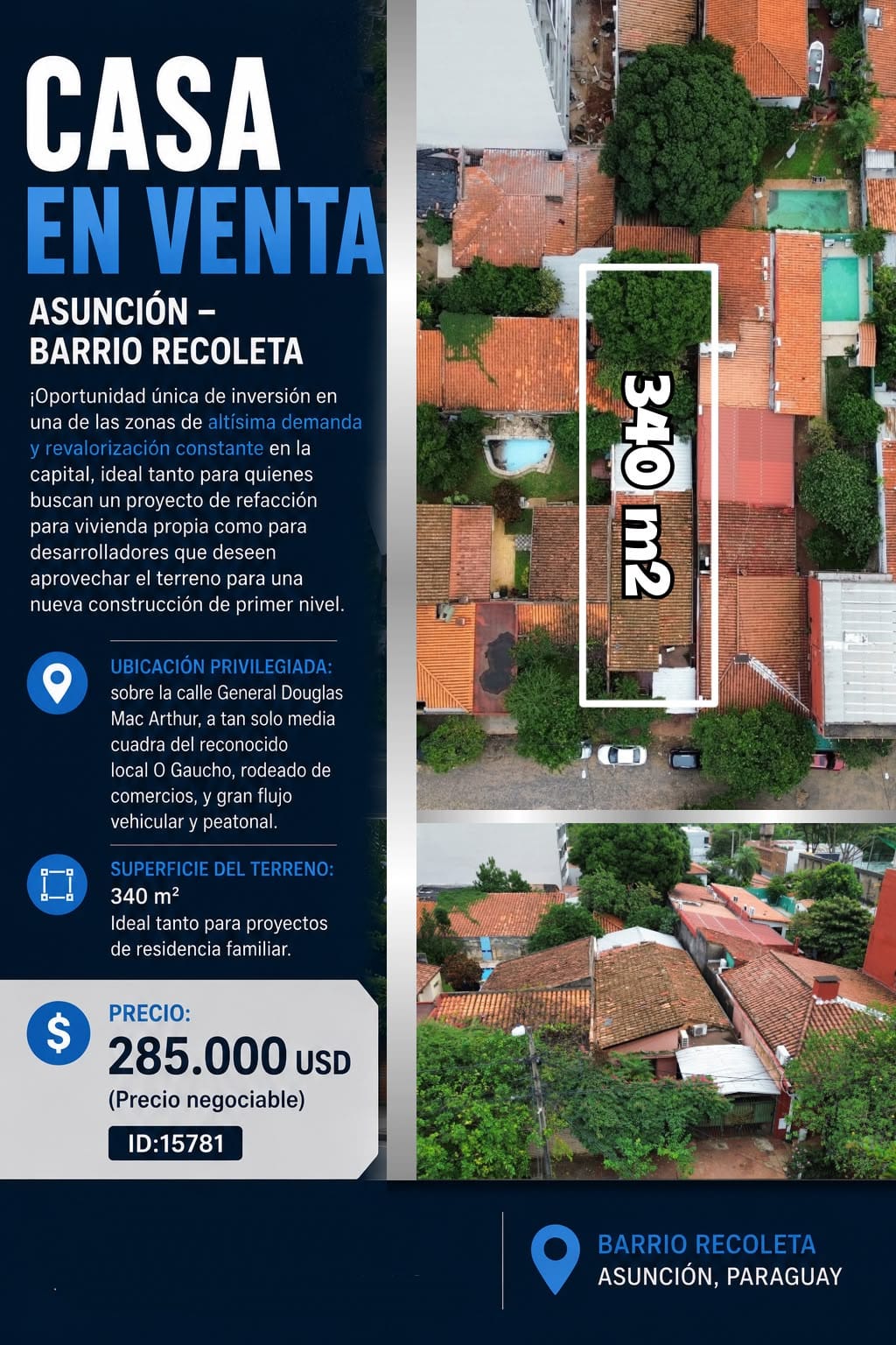 Casa en venta en Recoleta