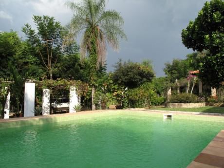 Cod 751 Casa Quinta Con Arroyo Y Piscina ytu- Eusebio Ayala.