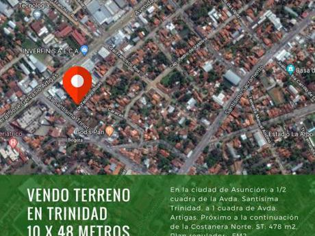 Vendo Terreno En Trinidad