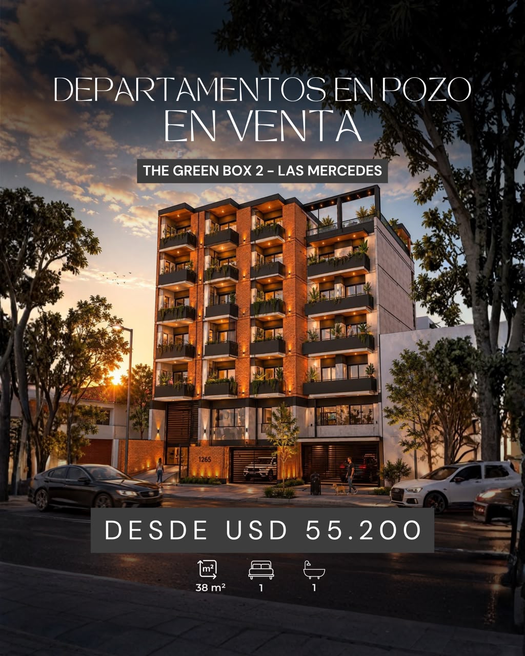 DEPARTAMENTOS EN VENTA – THE GREEN BOX 2 | LAS MERCEDES - foto 1