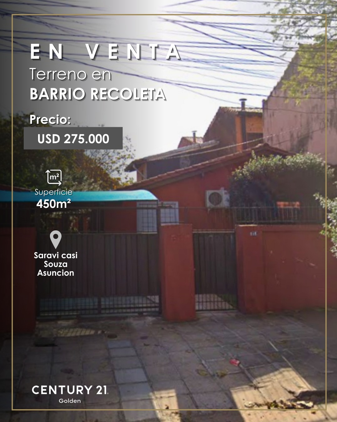 TERRENO EN VENTA – IDEAL PARA INVERSION – BARRIO RECOLETA | ASUNCIÓN — foto 2