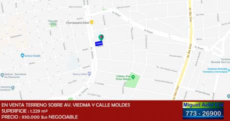 En Venta Terreno Sobre 1er Anillo