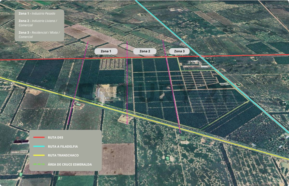 Terrenos en venta en Cruce Esmeralda, Filadelfia - Chaco — foto 3