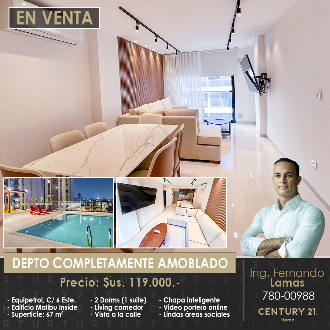 Departamento en venta con baja de precio en Equipetrol