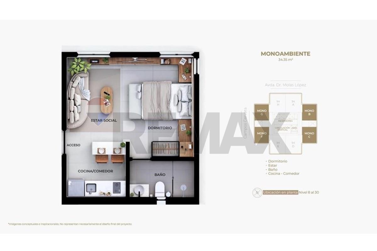 Vendo Monoambiente en pozo sobre la av Molas López Asuncion carmelitas — foto 3