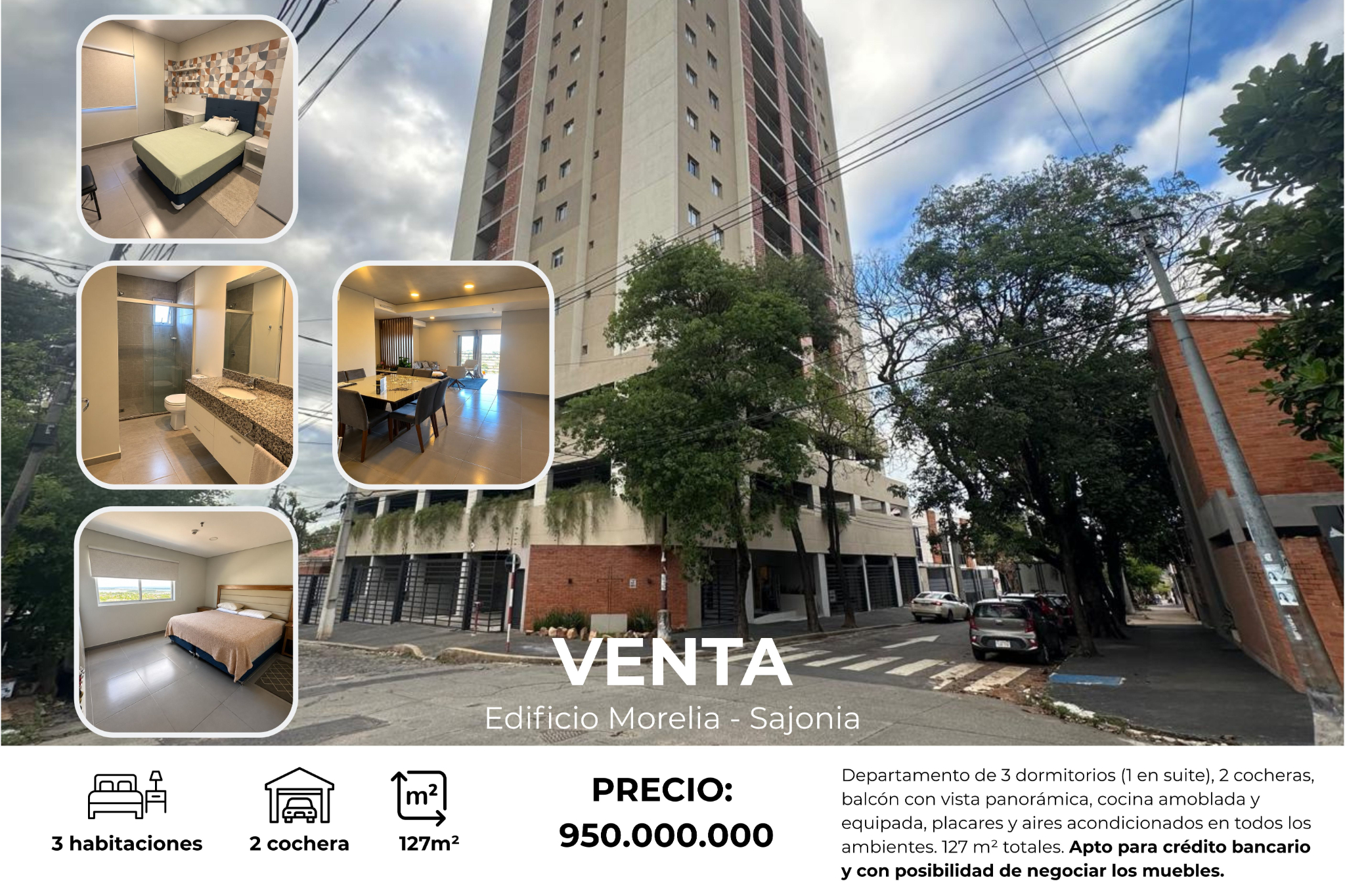 Departamento en venta en Sajonia
