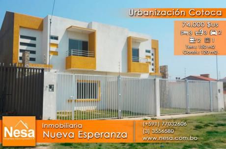Nesa Vende Bonitas Casas A Estrenar En La UrbanizaciÓn Cotoca