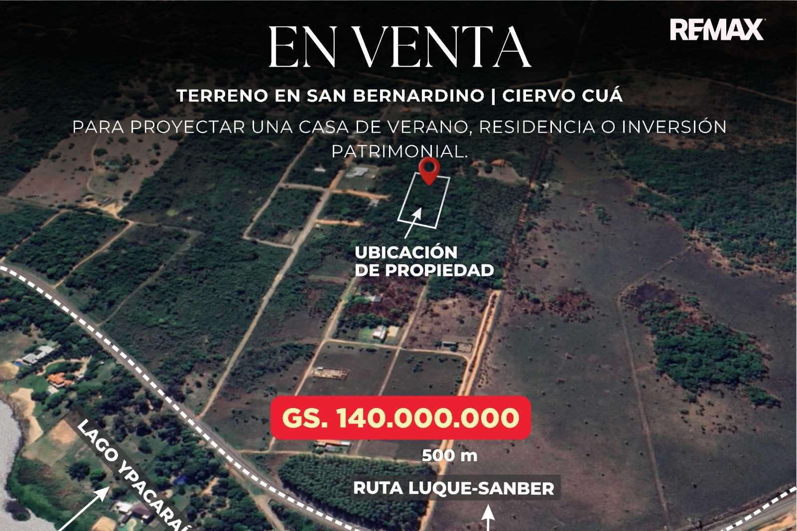 TERRENO EN VENTA | SAN BERNARDINO – CIERVO CUÁ — foto 2