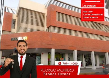 Alquiler !! Oficina 200 $us-plaza Princ. 24 De Septiembre