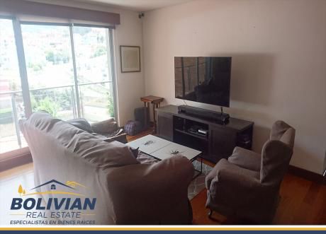 Achumani En Sector Asilo, Precioso Departamento En Venta