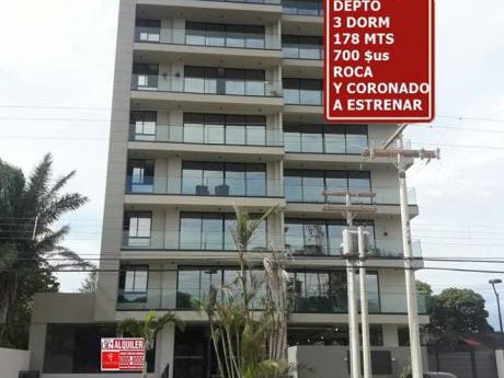 Departamento En Alquiler A Estrenar Zona Roca Y Coronado 4° Anillo