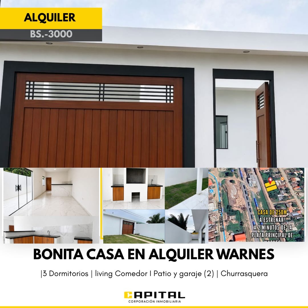 Casa en alquiler en Norte