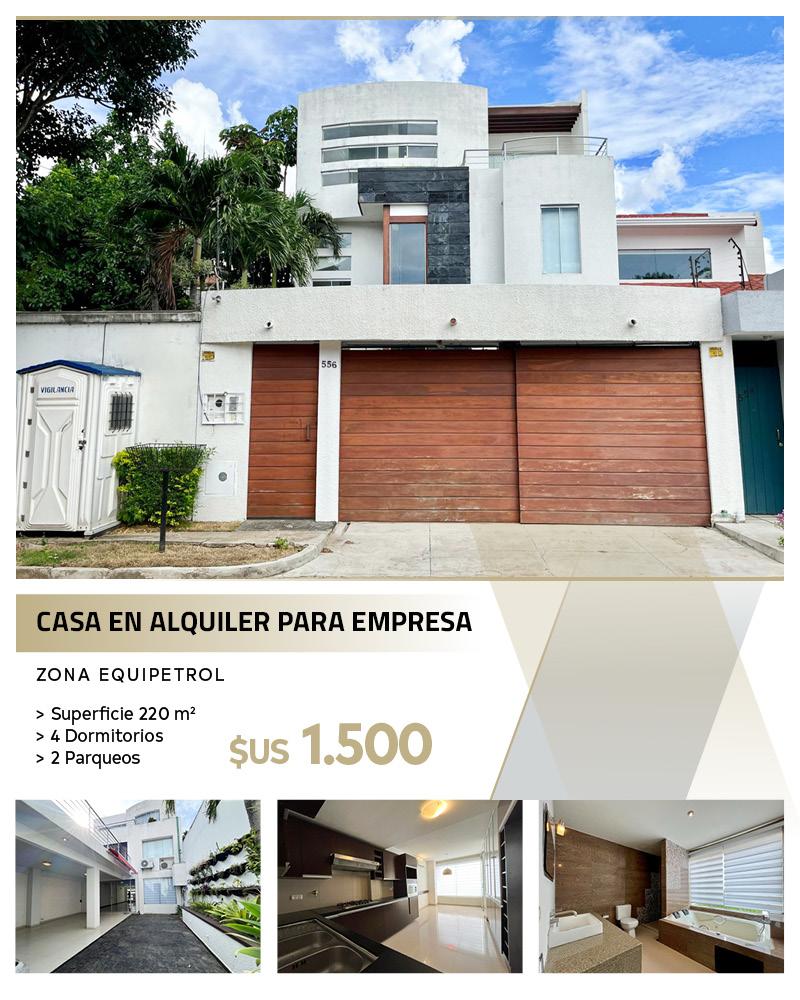 Casa en alquiler en Equipetrol