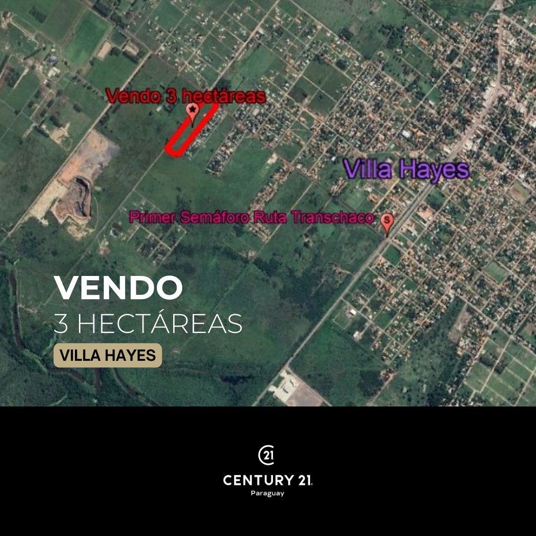 VENDO AMPLIO TERRENO DE 3HA EN VILLA HAYES — foto 2