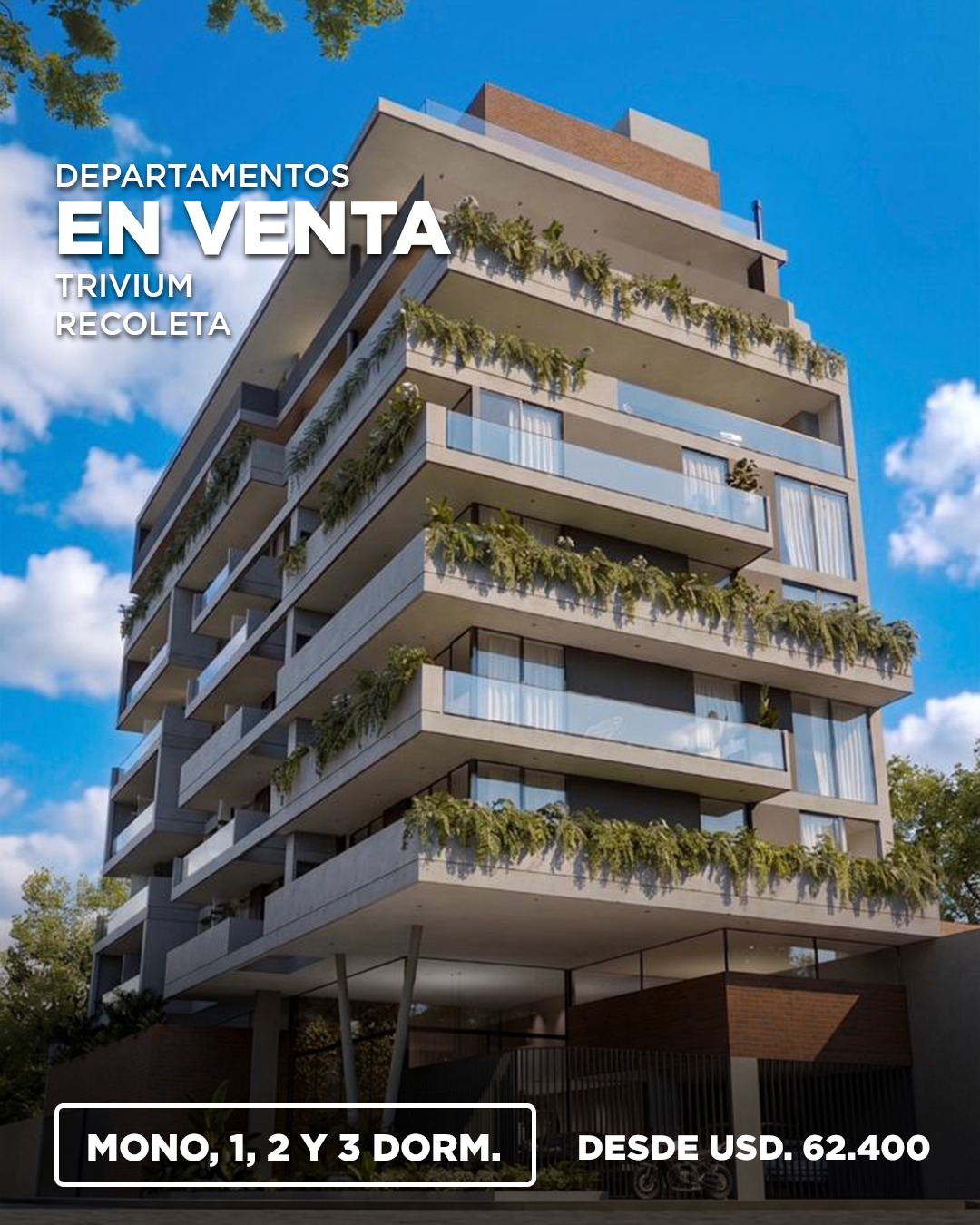 Monoambiente en venta en Villa Morra