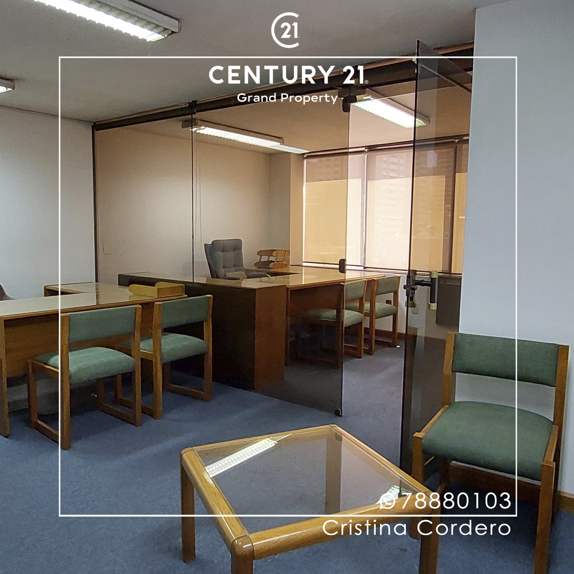ALQUILER DE LINDA OFICINA AMOBLADA – CENTRO DE CIUDAD DE LA PAZ