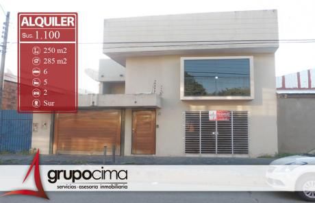 Amplia Casa En Alquiler A Solo 1.100 $us