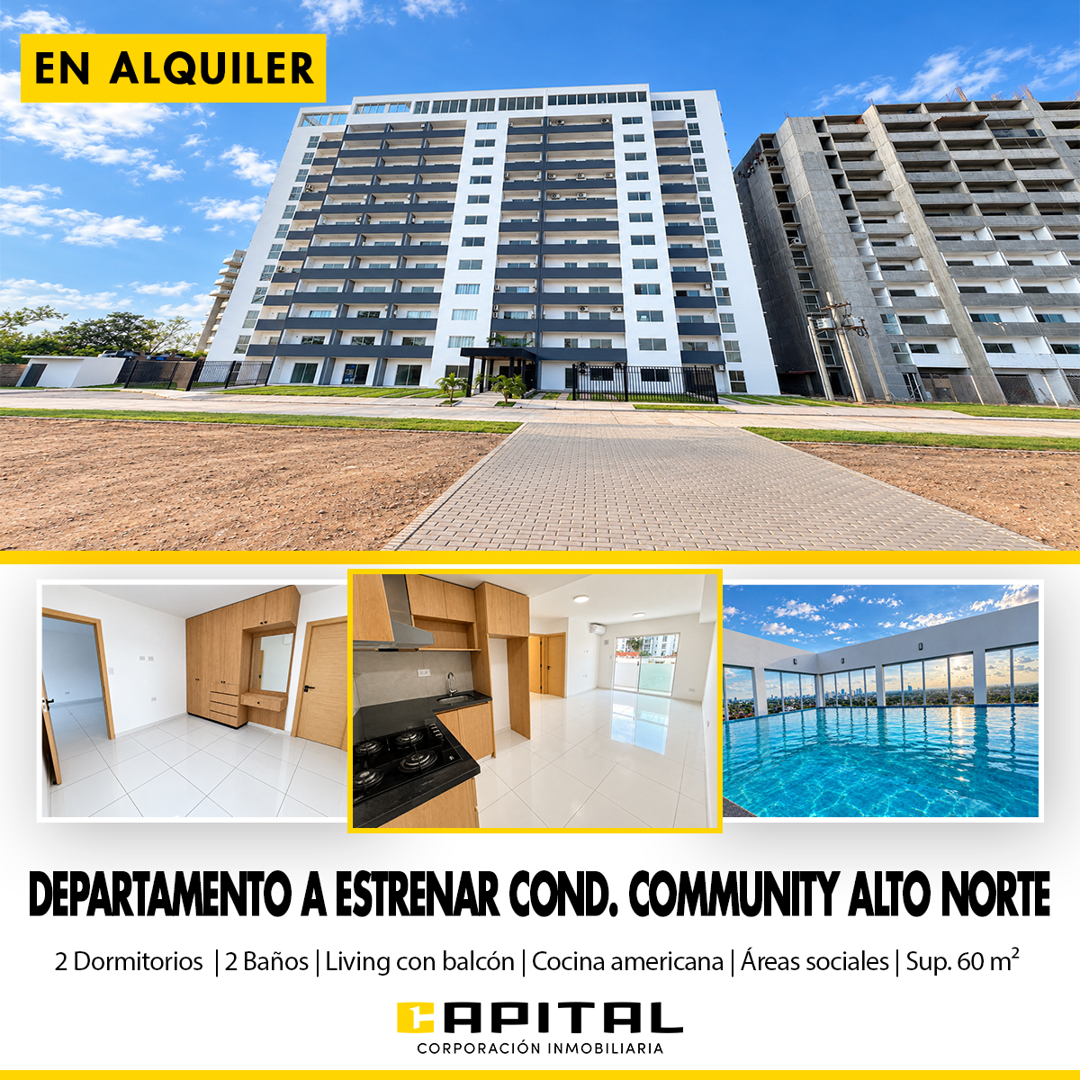 Departamento en alquiler en Norte