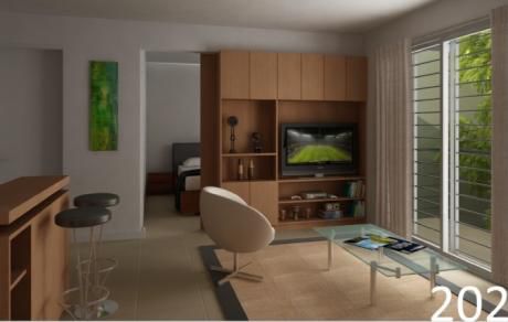 Apartamento 1 Dormitorio, 1 Baño, A Estrenar, Parque Rodó