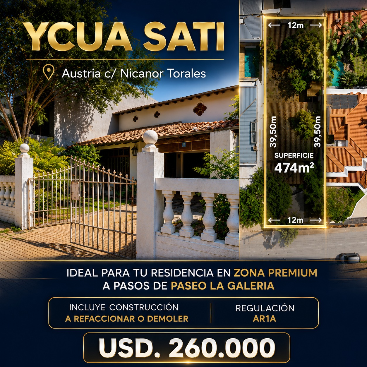 Casa en venta en Ycuá Satí