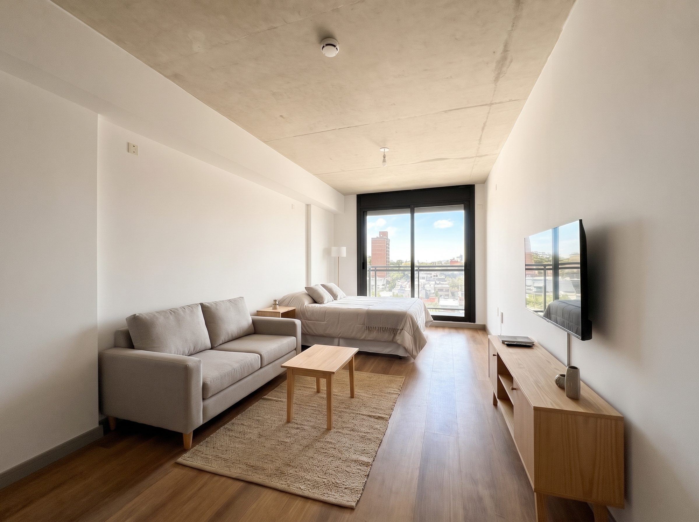 Alquiler de monoambiente en Villa Dolores, Edificio Be One Bernardina · Foto 1