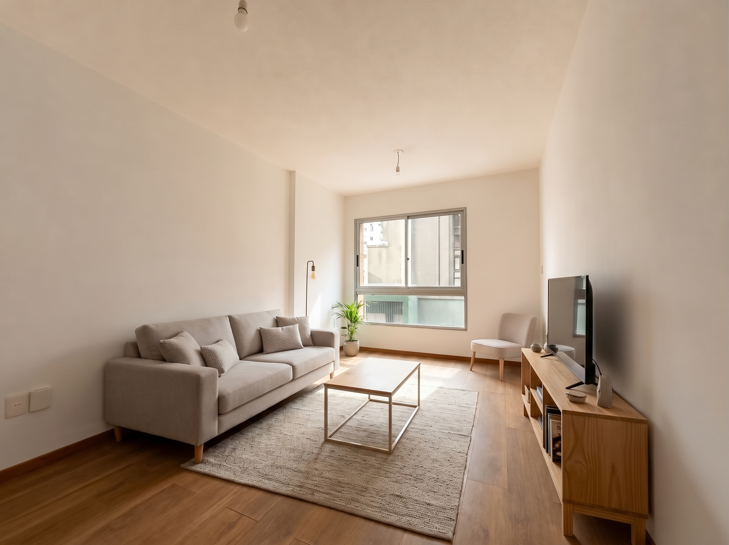 Alquiler de apartamento de 1 dormitorio en Pocitos / Edificio Brickell Park · Foto 1